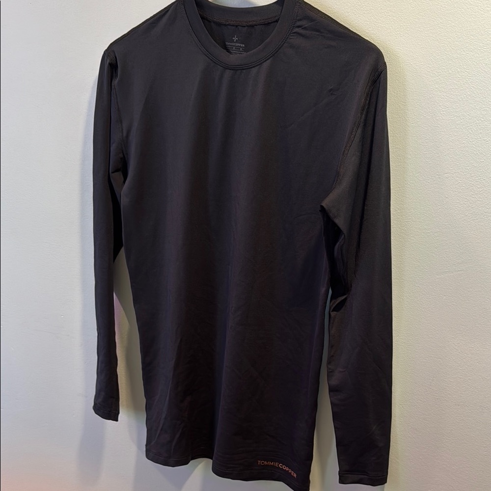 TOMMIECOPPER “Cool Copper” Black Long Sleeve Tee Crew Neck Size Large
